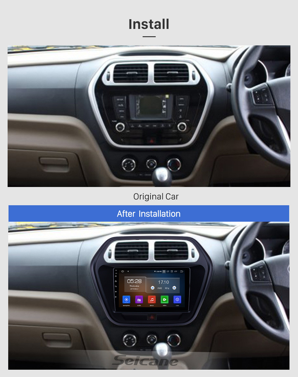 Seicane Android 10.0 9 pulgadas Radio de navegación GPS para 2015 Mahindra TUV300 con pantalla táctil de alta definición Carplay Bluetooth WIFI AUX asistencia Mirror Link OBD2 SWC Seicane Android 10.0 9 pulgadas Radio de navegación GPS para 2015 Mahindra TUV300 con pantalla táctil de alta definición Carplay Bluetooth WIFI AUX asistencia Mirror Link OBD2 SWC