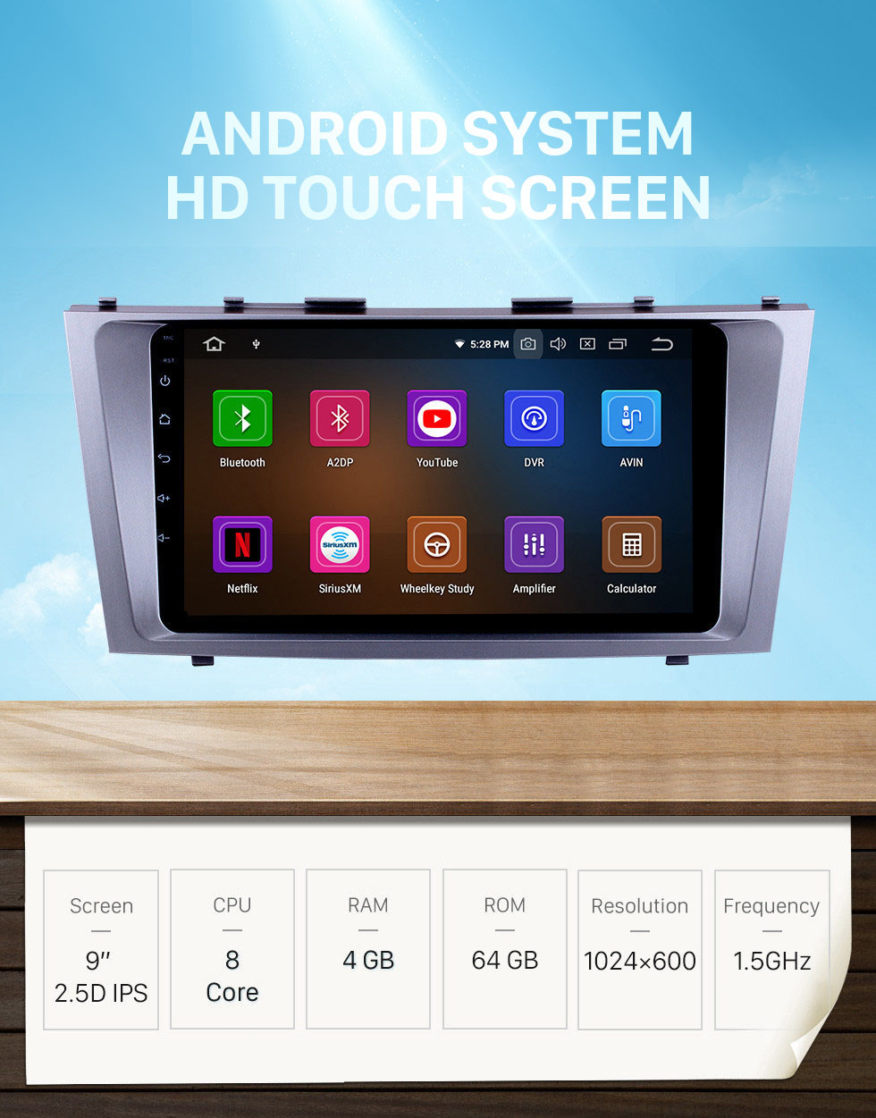 Seicane 9 Inch OEM Android 10.0 Radio Capacitive Touch Screen For 2007-2011 Toyota CAMRY Support 3G WiFi Bluetooth GPS Navigation system TPMS DVR OBD II AUX Headrest Monitor Control Video Rear camera USB SD Seicane 9 Inch OEM Android 10.0 Radio Capacitive Touch Screen For 2007-2011 Toyota CAMRY Support 3G WiFi Bluetooth GPS Navigation system TPMS DVR OBD II AUX Headrest Monitor Control Video Rear camera USB SD