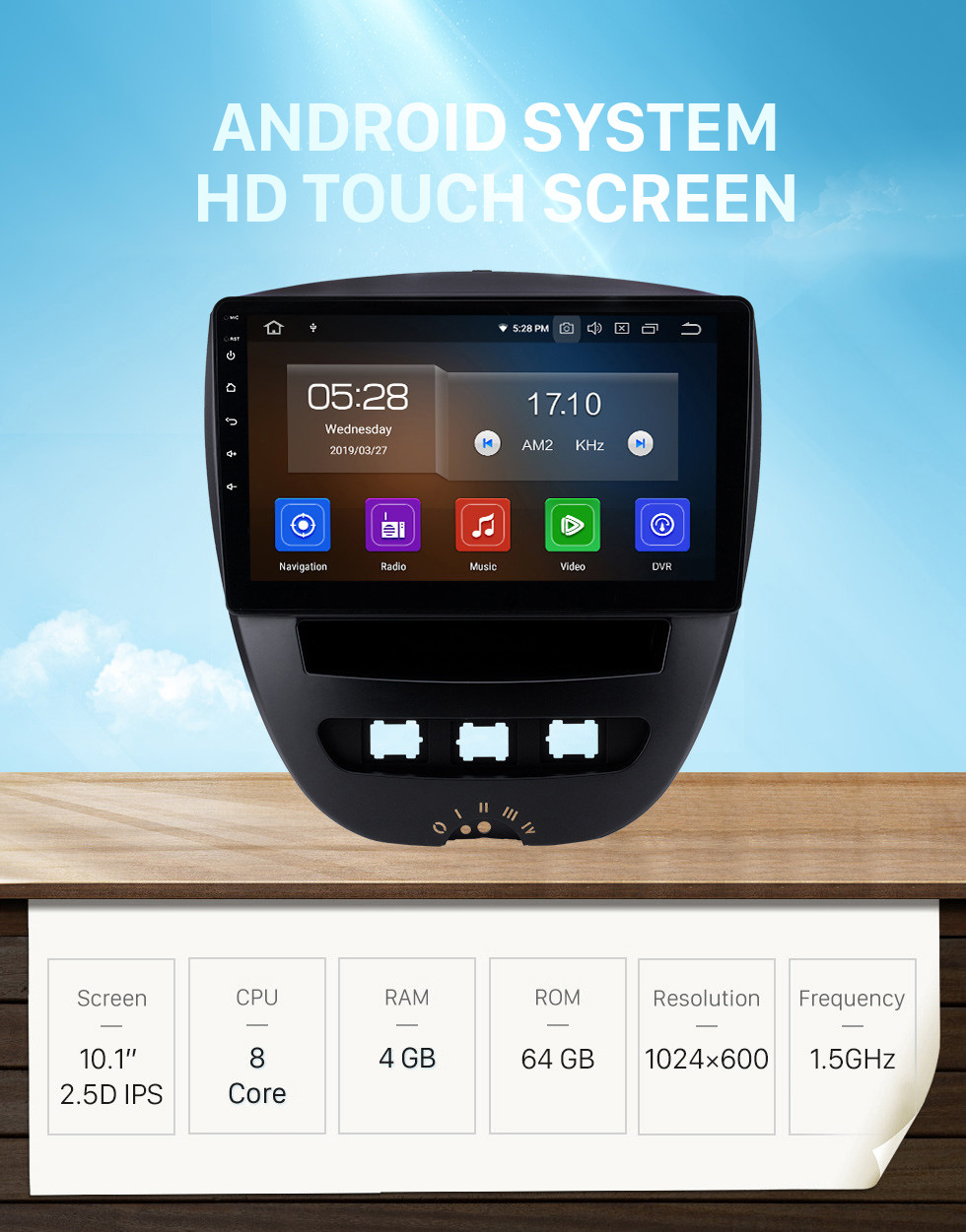 Seicane 10,1 Zoll Android 10.0 GPS Navigationsradio für 2005-2014 Peugeot 107 Bluetooth Wifi HD Touchscreen Carplay Unterstützung DAB + OBD2 Mirror Link Seicane 10,1 Zoll Android 10.0 GPS Navigationsradio für 2005-2014 Peugeot 107 Bluetooth Wifi HD Touchscreen Carplay Unterstützung DAB + OBD2 Mirror Link
