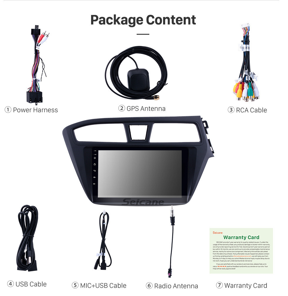 Seicane OEM 9 inch Android 10.0 Radio for 2014-2017 Hyundai i20 RHD Bluetooth HD Touchscreen GPS Navigation Carplay USB support 4G WIFI Steering Wheel Control Seicane OEM 9 inch Android 10.0 Radio for 2014-2017 Hyundai i20 RHD Bluetooth HD Touchscreen GPS Navigation Carplay USB support 4G WIFI Steering Wheel Control