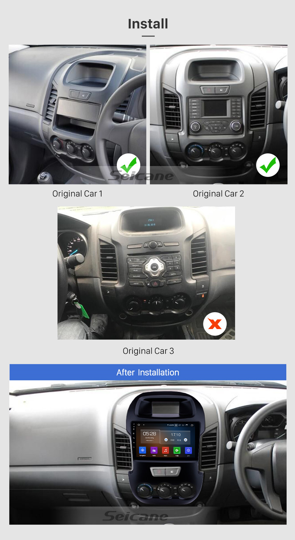 Seicane 9 inch Android 10.0 Radio for 2012 Ford Ranger with GPS Navigation Stereo HD Touchscreen Bluetooth Carplay USB AUX Music support SWC 4G WIFI DVD Player Seicane 9 inch Android 10.0 Radio for 2012 Ford Ranger with GPS Navigation Stereo HD Touchscreen Bluetooth Carplay USB AUX Music support SWC 4G WIFI DVD Player