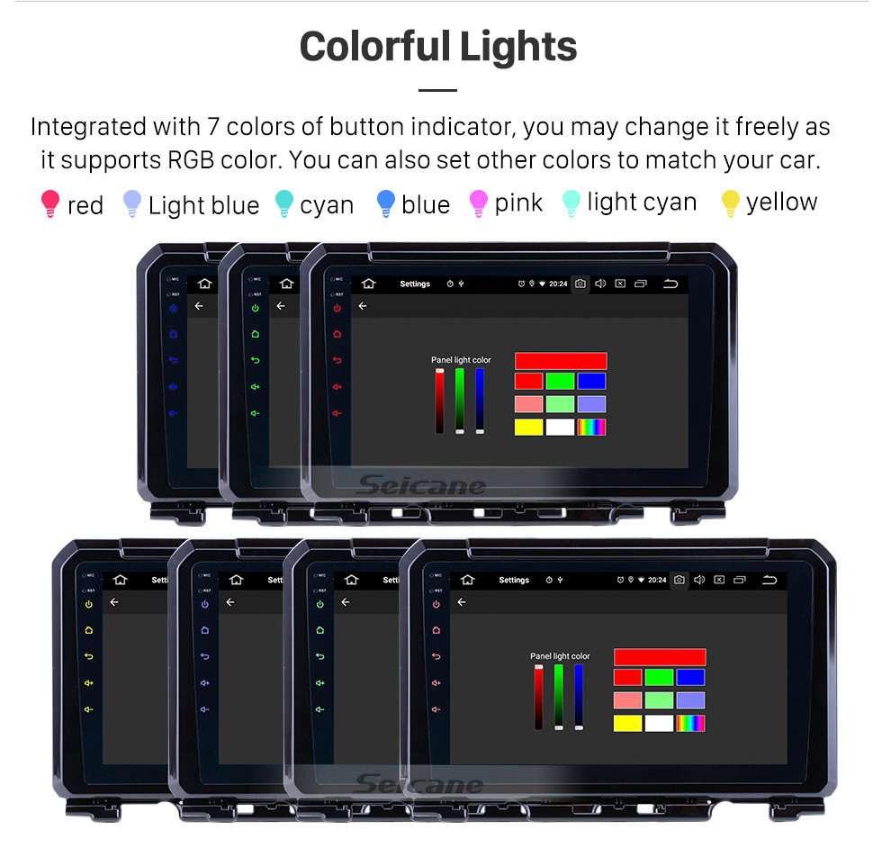 Seicane 2019 Suzuki JIMNY Touchscreen Android 10.0 9 inch GPS Navigation Radio Bluetooth Multimedia Player Carplay Music AUX support Digital TV 1080P Seicane 2019 Suzuki JIMNY Touchscreen Android 10.0 9 inch GPS Navigation Radio Bluetooth Multimedia Player Carplay Music AUX support Digital TV 1080P