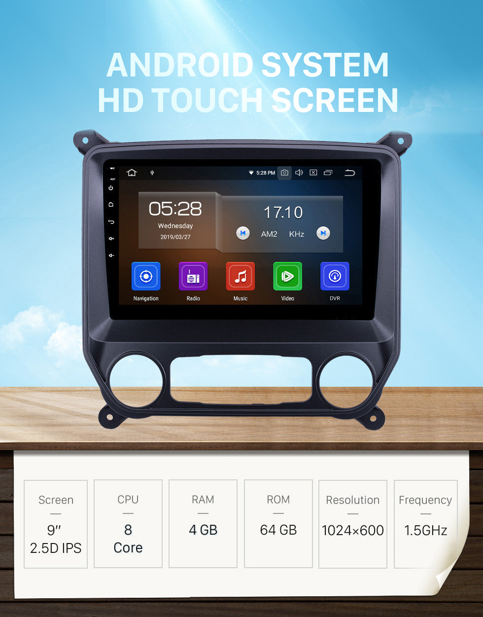 Seicane 2014-2018 Chevy Chevrolet Silverado 10.1 pouces Bleutooth Radio Android 10.0 GPS Navi HD Écran tactile Carplay Support stéréo DVR Lecteur DVD 4G WIFI Seicane 2014-2018 Chevy Chevrolet Silverado 10.1 pouces Bleutooth Radio Android 10.0 GPS Navi HD Écran tactile Carplay Support stéréo DVR Lecteur DVD 4G WIFI