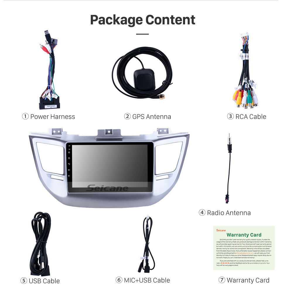 Seicane HD Touchscreen 9 inch Android 10.0 GPS Navigation Radio for 2014-2016 Tucson IX35 with AUX Bluetooth WIFI Carplay support 1080P Video DAB+ Seicane HD Touchscreen 9 inch Android 10.0 GPS Navigation Radio for 2014-2016 Tucson IX35 with AUX Bluetooth WIFI Carplay support 1080P Video DAB+