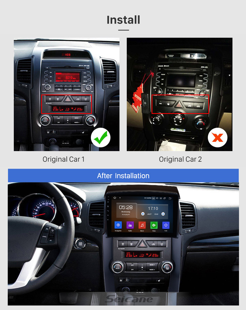 Seicane 10.1 inch 2009 2010 2011 2012 KIA Sorento Android 10.0 GPS Navigation Radio Bluetooth 4G WIFI Rearview Camera USB DVD Player TPMS Backup Camera 1080P Seicane 10.1 inch 2009 2010 2011 2012 KIA Sorento Android 10.0 GPS Navigation Radio Bluetooth 4G WIFI Rearview Camera USB DVD Player TPMS Backup Camera 1080P