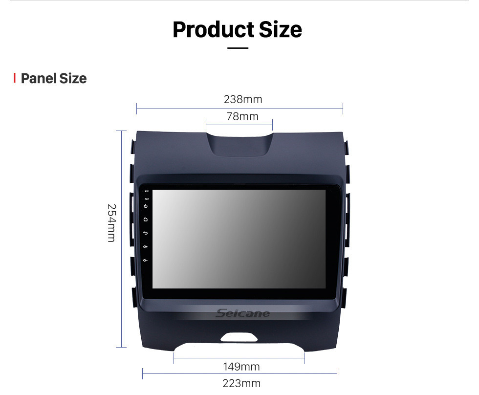 Seicane Android 10.0 HD Touchscreen 9 inch Radio for 2013-2017 FORD EDGE Bluetooth GPS Navi USB Carplay Support DVR Digital TV TPMS OBD 4G WIFI DVD Player SWC RDS Seicane Android 10.0 HD Touchscreen 9 inch Radio for 2013-2017 FORD EDGE Bluetooth GPS Navi USB Carplay Support DVR Digital TV TPMS OBD 4G WIFI DVD Player SWC RDS