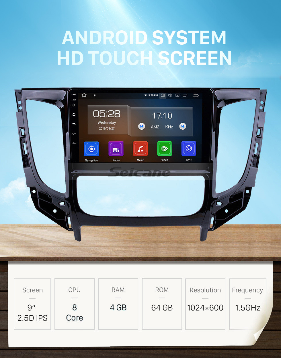 Seicane All in one Android 10.0 9 inch 2015 MITSUBISHI TRITON Auto A/C Radio with GPS Navigation Touchscreen Carplay Bluetooth USB support Mirror Link 1080P Seicane All in one Android 10.0 9 inch 2015 MITSUBISHI TRITON Auto A/C Radio with GPS Navigation Touchscreen Carplay Bluetooth USB support Mirror Link 1080P