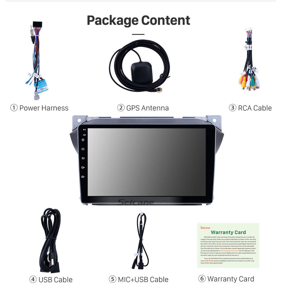 Seicane Android 10.0 HD Touchscreen 9 polegada de Rádio para 2009-2016 Suzuki Alto com Navegação GPS Bluetooth Wifi música USB Espelho Link suporte DVD 1080 P Vídeo Carplay TPMS módulo 4G TV Digital Seicane Android 10.0 HD Touchscreen 9 polegada de Rádio para 2009-2016 Suzuki Alto com Navegação GPS Bluetooth Wifi música USB Espelho Link suporte DVD 1080 P Vídeo Carplay TPMS módulo 4G TV Digital