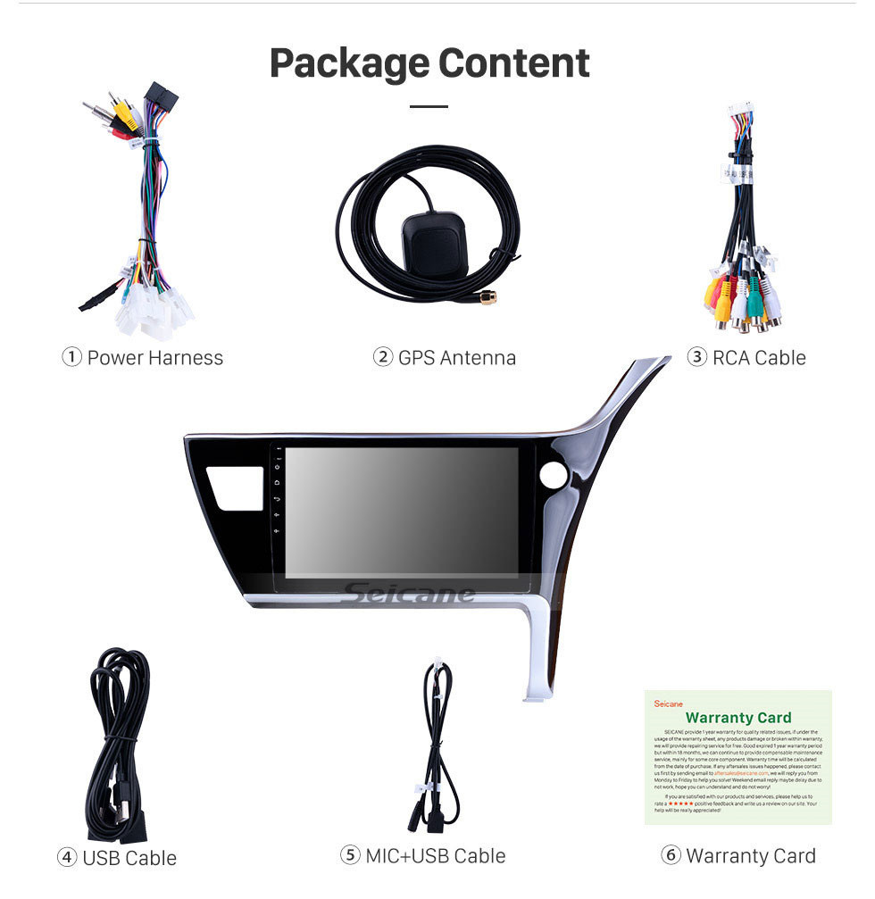 Seicane 10.1 inch HD Touchscreen Radio GPS Navigation System for 2017 Toyota Corolla Right Hand Android 10.0 driving Car Head unit Support Steering Wheel Control Bluetooth Video Carplay 3G/4G Wifi DVR Seicane 10.1 inch HD Touchscreen Radio GPS Navigation System for 2017 Toyota Corolla Right Hand Android 10.0 driving Car Head unit Support Steering Wheel Control Bluetooth Video Carplay 3G/4G Wifi DVR