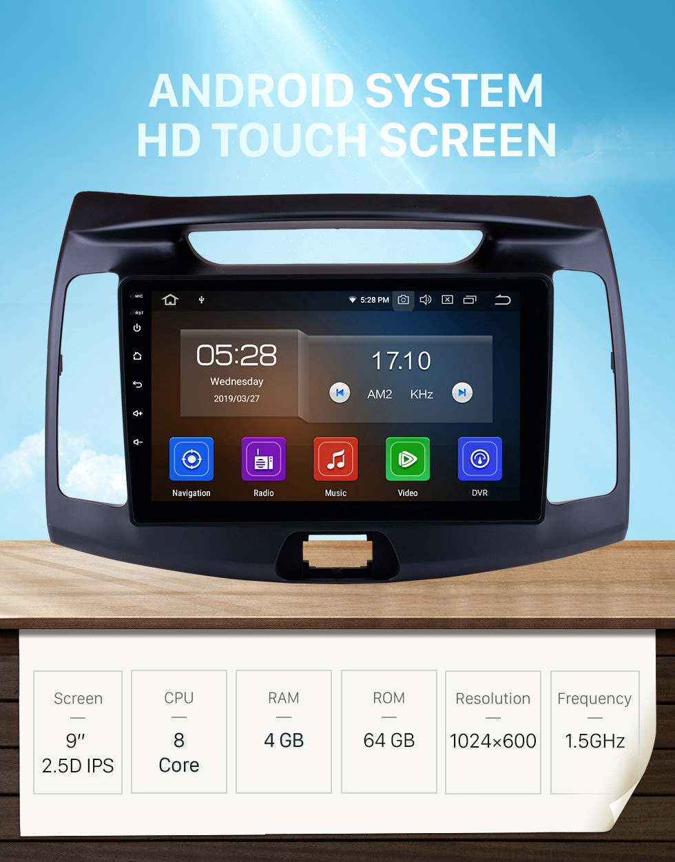 Seicane 9 inch 2011-2016 Hyundai Elantra Android 10.0 HD Touchscreen GPS Navigation system Multimedia Player Bluetooth Radio Support DVR OBD II 3G/4G WiFi Rear camera Steering Wheel Control Seicane 9 inch 2011-2016 Hyundai Elantra Android 10.0 HD Touchscreen GPS Navigation system Multimedia Player Bluetooth Radio Support DVR OBD II 3G/4G WiFi Rear camera Steering Wheel Control