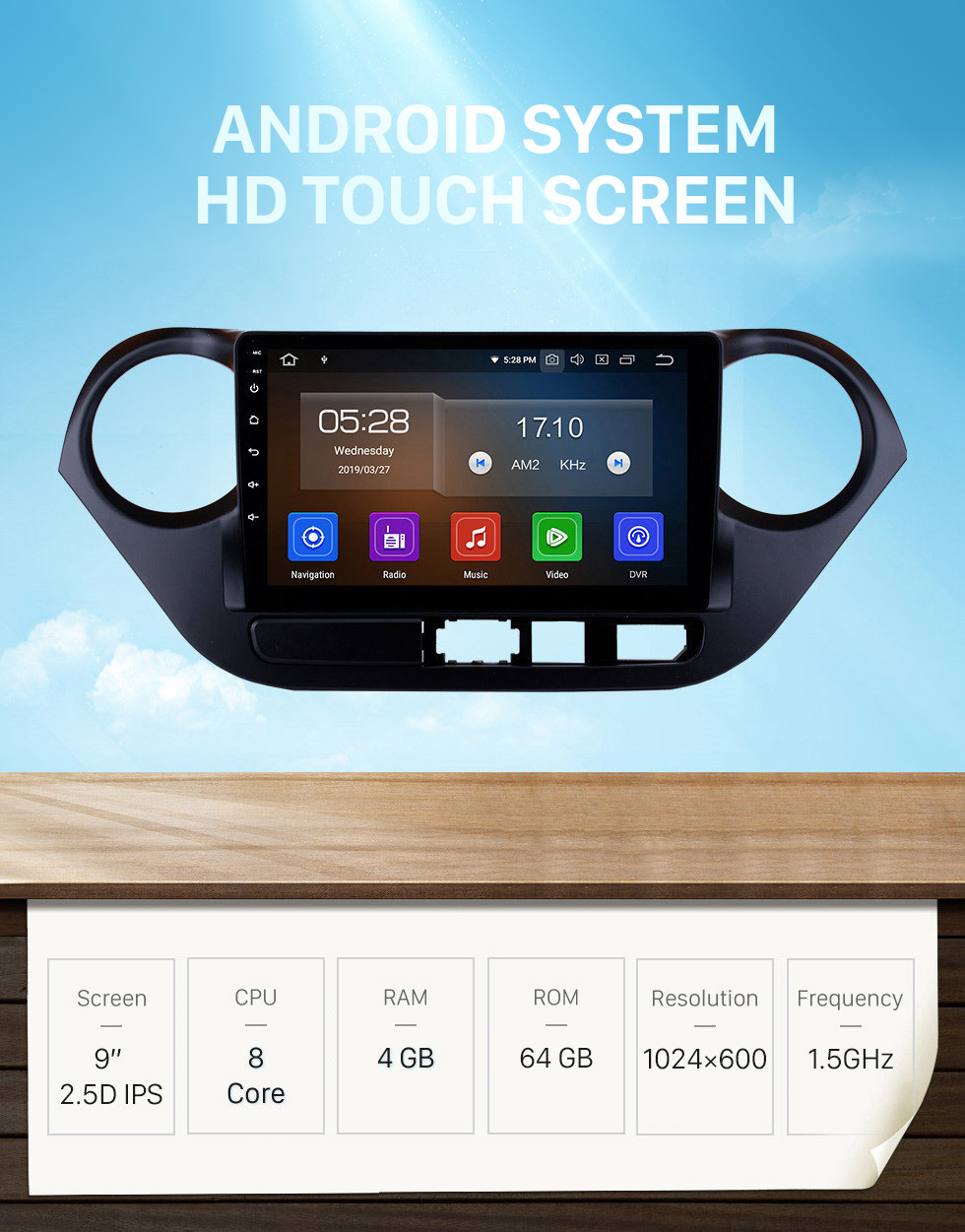 Seicane Android 10.0 9 inch 2013 2014 2015 2016 HYUNDAI I10 Left Hand Driving Radio Bluetooth GPS navigation system HD 1024*600 touch screen OBD2 DVR Rearview camera DVD player TV 1080P Video 3G WIFI Steering Wheel Control USB Mirror link Seicane Android 10.0 9 inch 2013 2014 2015 2016 HYUNDAI I10 Left Hand Driving Radio Bluetooth GPS navigation system HD 1024*600 touch screen OBD2 DVR Rearview camera DVD player TV 1080P Video 3G WIFI Steering Wheel Control USB Mirror link