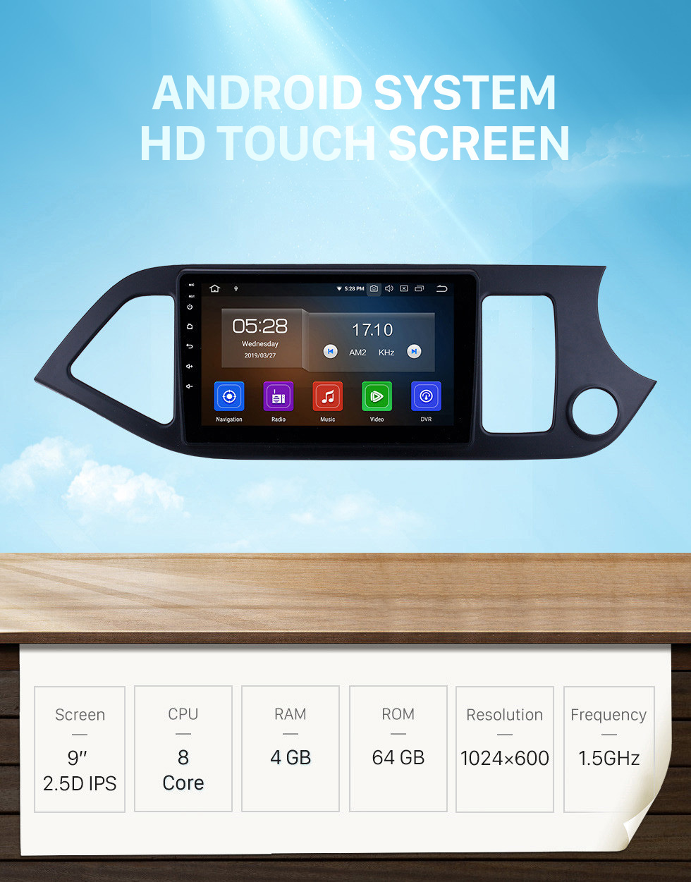 Seicane 9 Inch Android 10.0 Radio GPS Navigation System Touch Screen For 2011-2014 KIA Morning RHD Bluetooth Support TPMS DVR OBD Mirror Link 3G WiFi TV Backup Camera Video Seicane 9 Inch Android 10.0 Radio GPS Navigation System Touch Screen For 2011-2014 KIA Morning RHD Bluetooth Support TPMS DVR OBD Mirror Link 3G WiFi TV Backup Camera Video