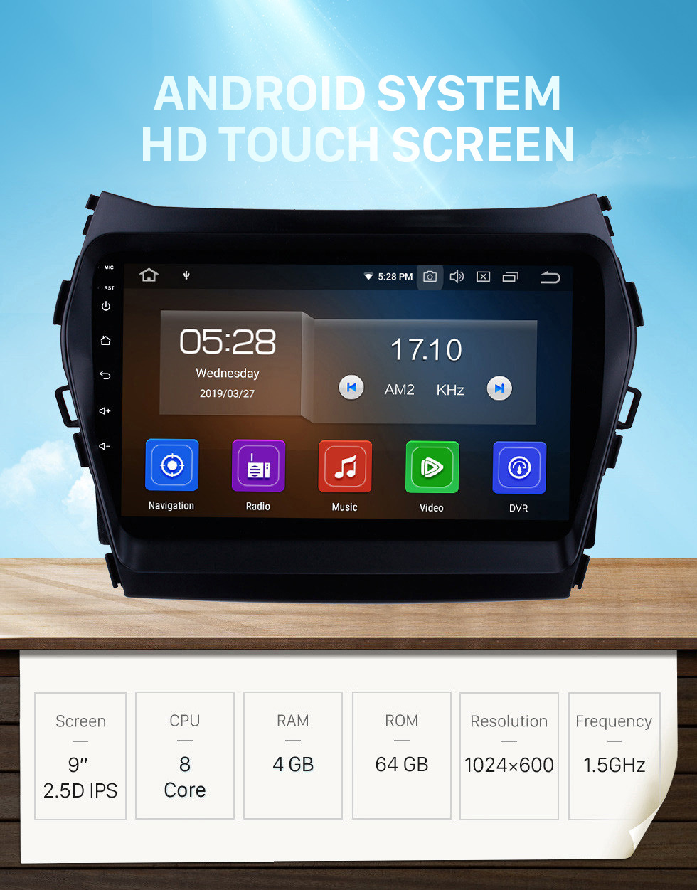 Seicane 9 inch Android 10.0 2013 2014 2015 Hyundai Santa Fe IX45 GPS Navigation System HD Touch Screen 3G WiFi Rear camera AUX Steering Wheel Control USB Bluetooth 1080P OBDII TPMS DVR Seicane 9 inch Android 10.0 2013 2014 2015 Hyundai Santa Fe IX45 GPS Navigation System HD Touch Screen 3G WiFi Rear camera AUX Steering Wheel Control USB Bluetooth 1080P OBDII TPMS DVR