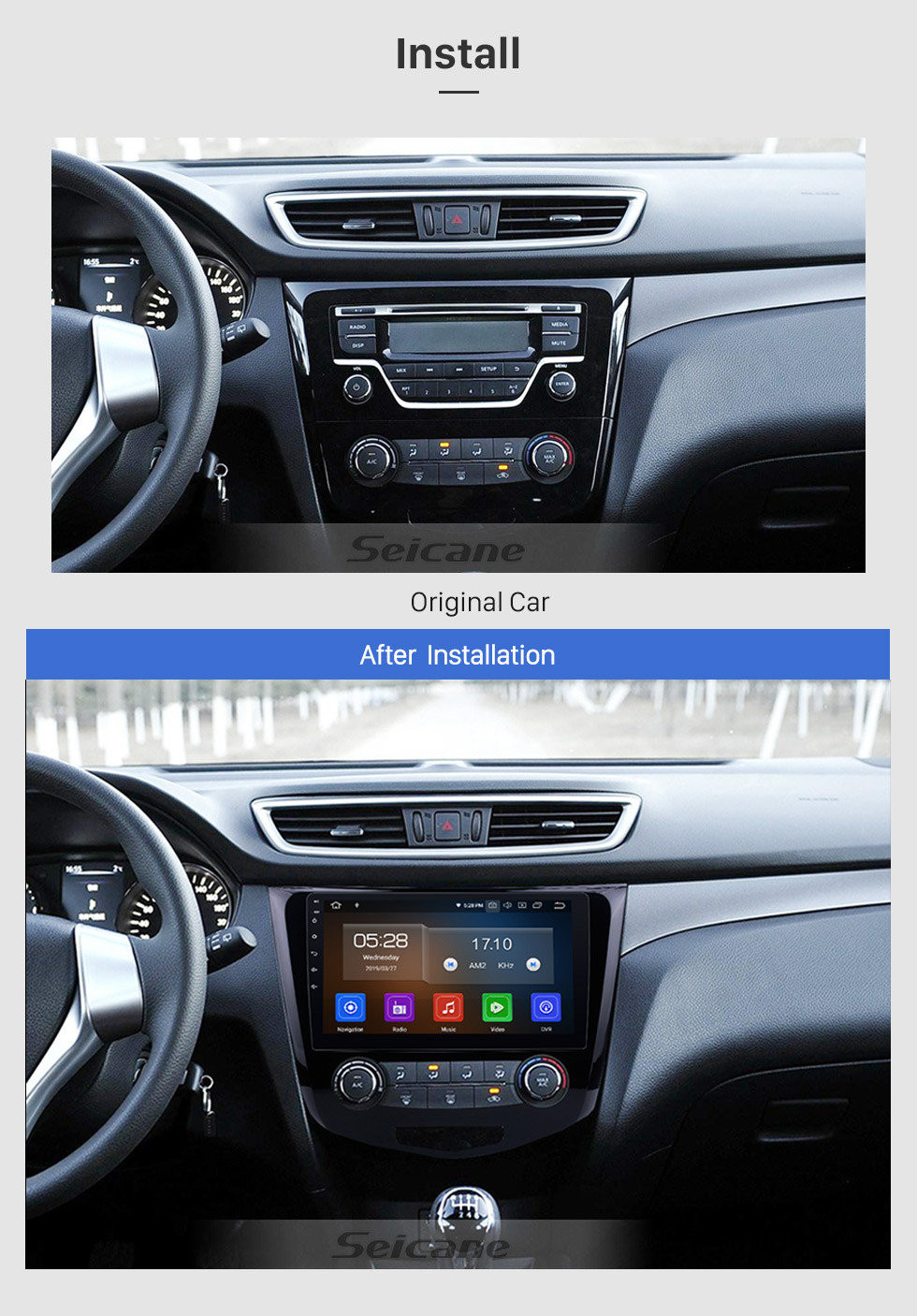 Seicane Android 10.0 2014 2015 2016 Nissan Qashqai 10,1 Zoll HD Touchscreen GPS Radio Navigationssystem Haupteinheit Bluetooth Musikunterstützung ODB2 DVR TPMS Lenkradsteuerung 4G Seicane Android 10.0 2014 2015 2016 Nissan Qashqai 10,1 Zoll HD Touchscreen GPS Radio Navigationssystem Haupteinheit Bluetooth Musikunterstützung ODB2 DVR TPMS Lenkradsteuerung 4G