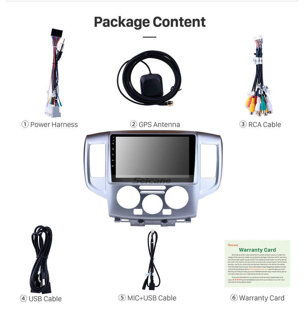 Seicane 9 Inch 2009-2016 Nissan NV200 Android 10.0 HD Touchscreen GPS Navigation System Radio Support Bluetooth Music Steering Wheel Control 3G/4G WiFi USB OBD2 DVR Seicane 9 Inch 2009-2016 Nissan NV200 Android 10.0 HD Touchscreen GPS Navigation System Radio Support Bluetooth Music Steering Wheel Control 3G/4G WiFi USB OBD2 DVR