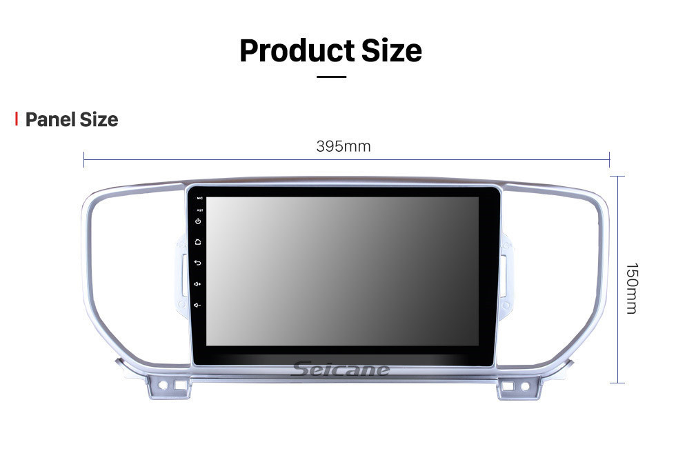 Seicane 9 pulgadas HD con pantalla táctil Android 11.0 2016-2017 Kia KX5 Unidad de radio estéreo del coche Navegación GPS Soporte Bluetooth Control del volante USB WIFI OBD2 Cámara de vista trasera