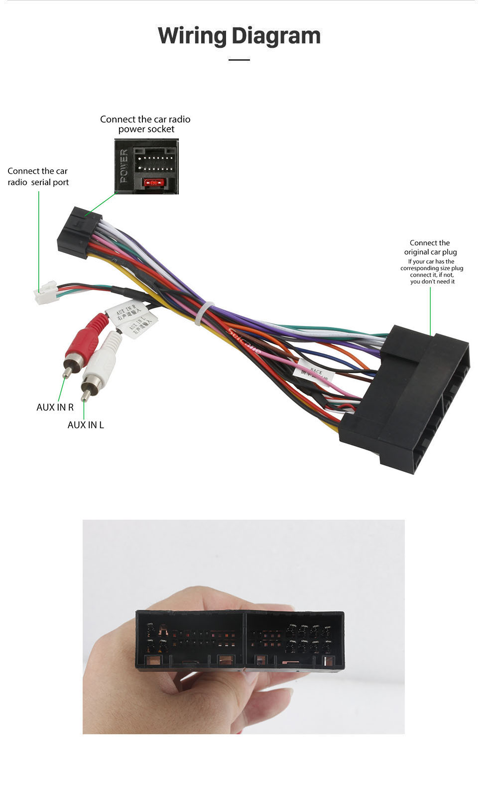 Seicane 9 pulgadas HD con pantalla táctil Android 11.0 2016-2017 Kia KX5 Unidad de radio estéreo del coche Navegación GPS Soporte Bluetooth Control del volante USB WIFI OBD2 Cámara de vista trasera