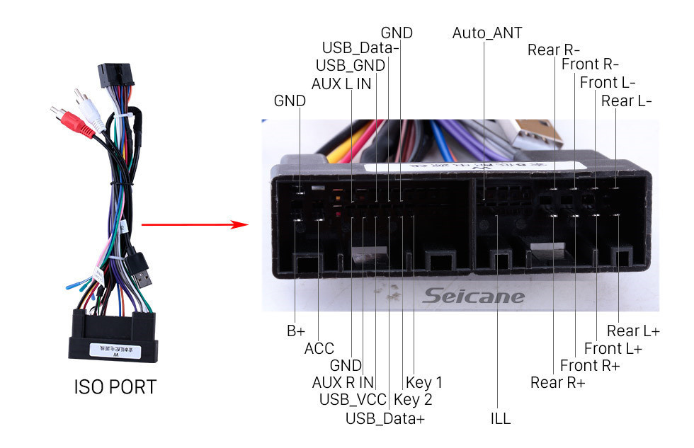 Seicane 9 Polegada Aftermarket Android 11.0 Rádio sistema de Navegação GPS Para 2012-2015 KIA K2 RIO HD Ecrã Tátil TPMS DVR OBD II Controle de Volante USB Bluetooth WiFi Vídeo AUX câmera Traseira