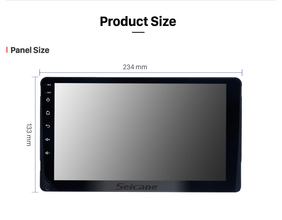 Seicane 2015-2018 Toyota Sienna XL30 Android 13.0 HD 1024*600 touchscreen Radio DVD Player GPS Navigation System with WiFi Bluetooth Music Mirror Link 1080P Video Steering Wheel Control