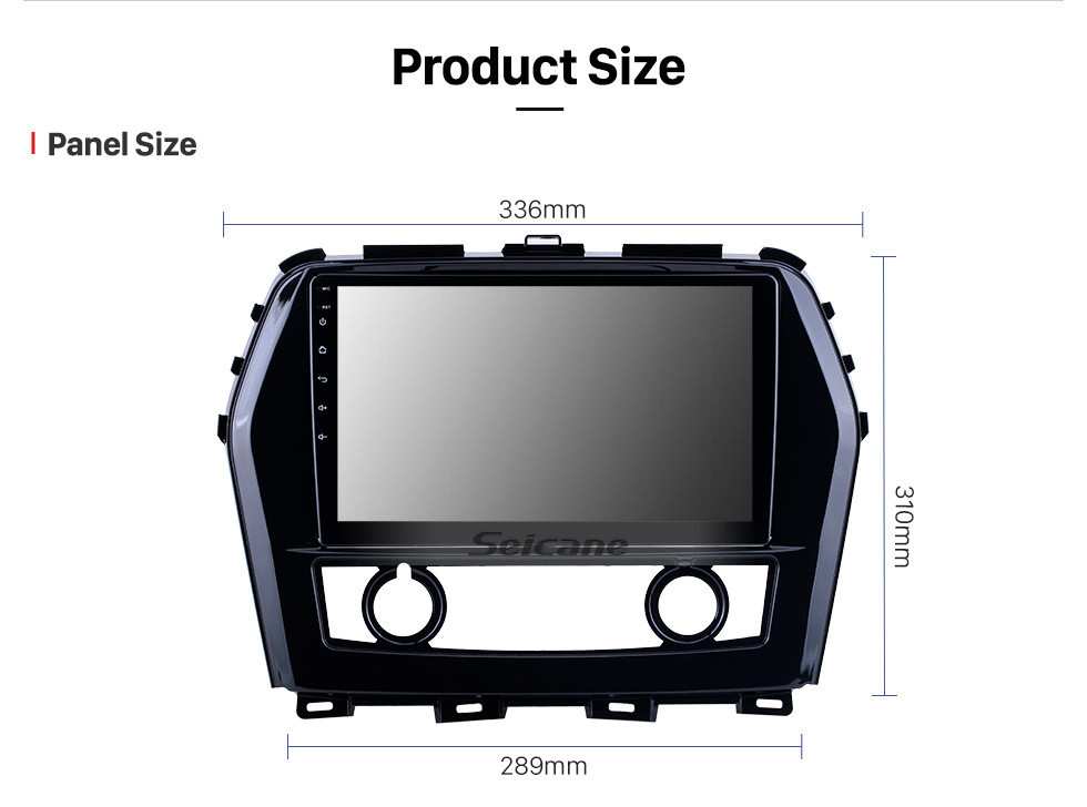 Seicane 10.1 pulgadas para 2016 Nissan Teana / Maxima Radio Android 12.0 Sistema de navegación GPS con pantalla táctil HD Bluetooth Carplay compatible con cámara de respaldo