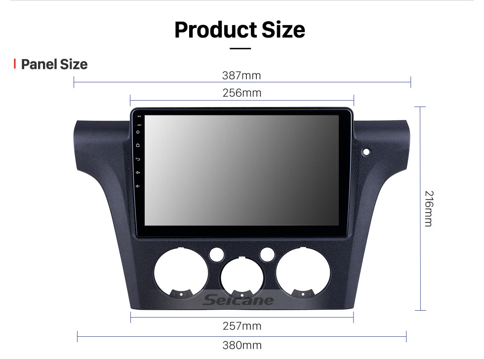 Seicane Para 2001 2002-2005 Mitsubishi Airtrek / Outlander Radio 10.1 pulgadas Android 11.0 HD Pantalla táctil Bluetooth con sistema de navegación GPS Soporte Carplay Cámara de respaldo