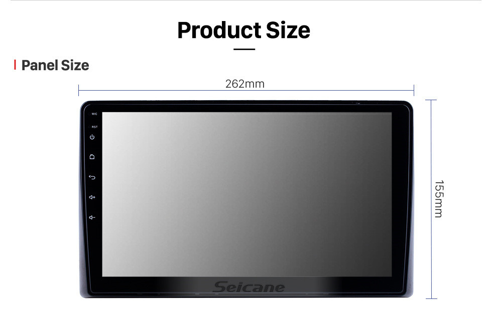 Seicane HD Touchscreen 10.1 inch for 2019 Toyota Previa Radio Android 11.0 GPS Navigation System Bluetooth Carplay support DSP DVR