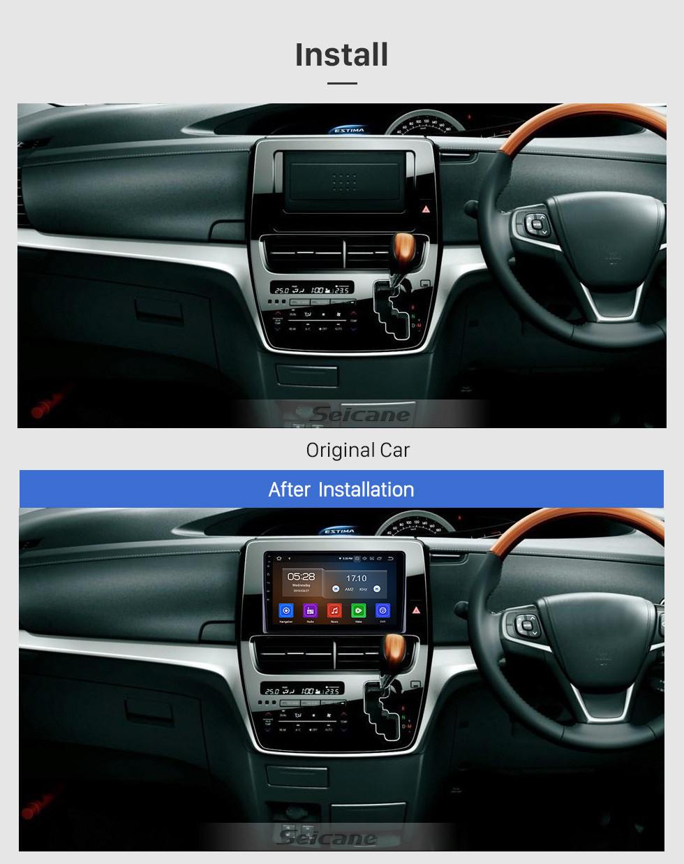 Seicane HD Touchscreen 10.1 inch for 2019 TOYOTA PREVIA ESTIMA Radio Android 13.0 GPS Navigation System Bluetooth Carplay support DSP DVR Seicane HD Touchscreen 10.1 inch for 2019 TOYOTA PREVIA ESTIMA Radio Android 13.0 GPS Navigation System Bluetooth Carplay support DSP DVR