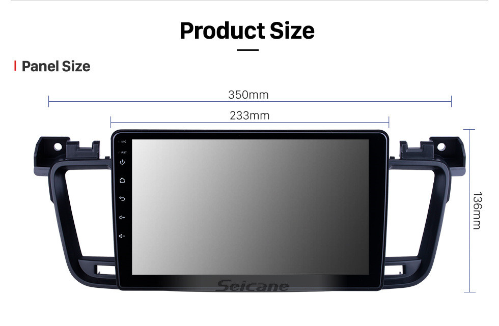 Seicane OEM 9 дюймов Android 11.0 для 2011 2012 2013-2017 Peugeot 508 Радио с Bluetooth HD с сенсорным экраном GPS-навигатор Поддержка Carplay DSP