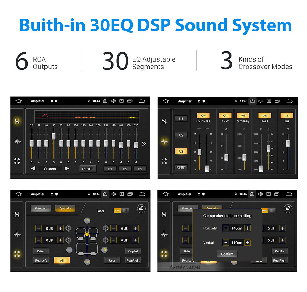 Seicane Pantalla táctil HD de 9 pulgadas para 2002 2003 2004 2005 2006 TOYOTA ESTIMA/ ACR30 (RHD) Radio Android 12.0 Sistema de navegación GPS Bluetooth WIFI Carplay compatible con DSP OBD2