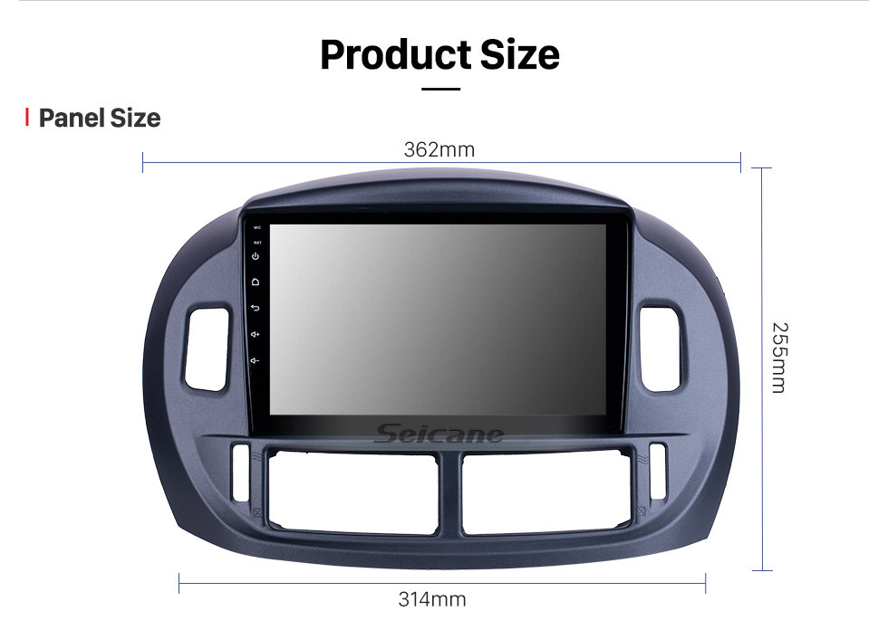 Seicane HD Touchscreen 9 inch for 2002 2003 2004 2005 2006 TOYOTA ESTIMA/ ACR30 (RHD) Radio Android 12.0 GPS Navigation System Bluetooth WIFI Carplay support DSP OBD2