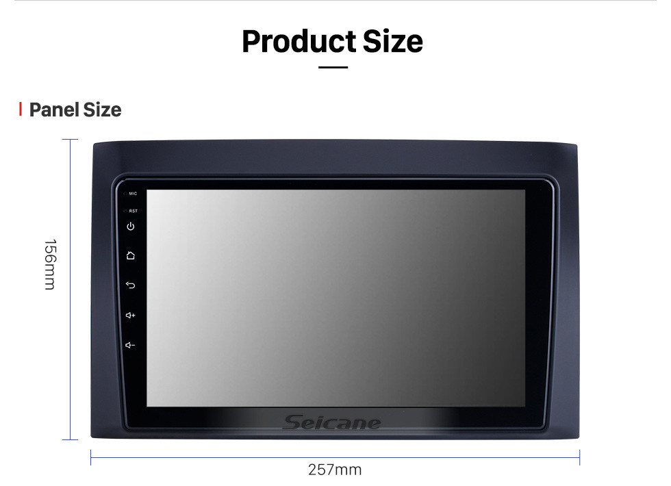 Seicane HD Touchscreen 9 inch for 2008 2009 2010 2011 Isuzu D-Max Radio Android 11.0 GPS Navigation System Bluetooth WIFI Carplay support DSP