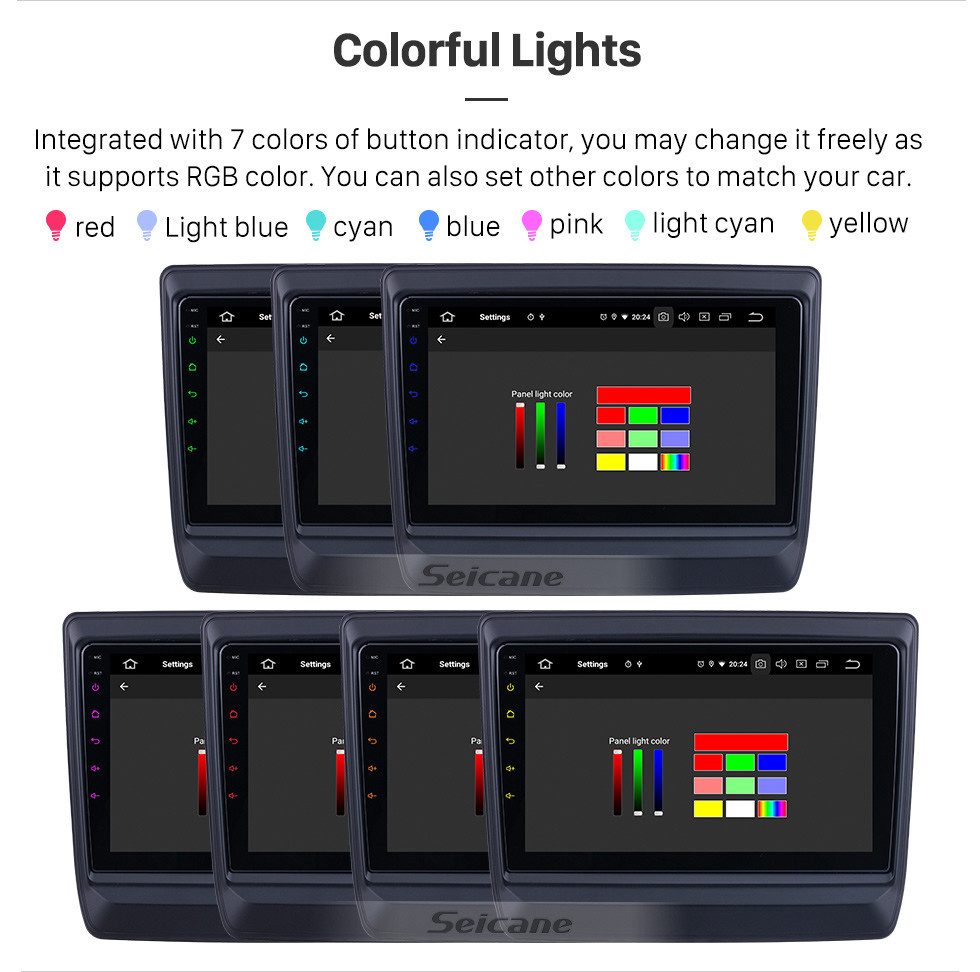 Seicane OEM 9 polegadas Android 11.0 para 2020 Isuzu D-Max Radio com Bluetooth HD Touchscreen Sistema de Navegação GPS Suporte Carplay DSP TPMS