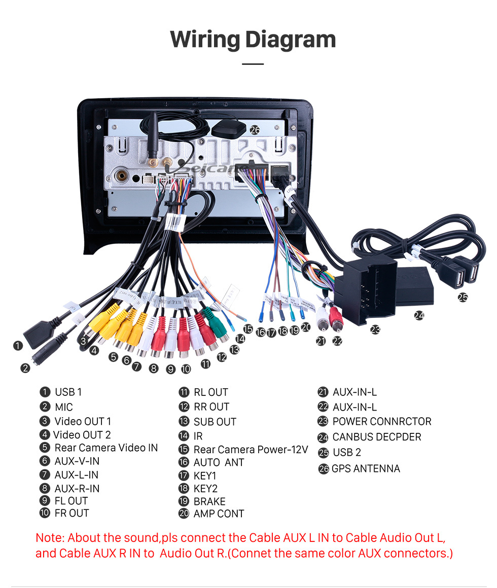 Seicane 9 pulgadas para 2006 2007 2008-2013 Audi TT Radio Android 11.0 Sistema de navegación GPS con Bluetooth HD Pantalla táctil Carplay compatible con TV digital