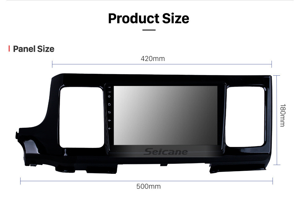 Seicane Android 11.0 para 2018 Honda Elysion Radio Sistema de navegación GPS de 9 pulgadas Bluetooth HD Pantalla táctil Soporte Carplay Cámara trasera