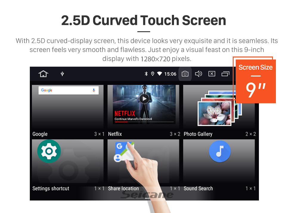 Seicane Android 13.0 For 2009 Hyundai Sonata Auto A/C Radio 9 inch GPS Navigation System Bluetooth HD Touchscreen Carplay support SWC Seicane Android 13.0 For 2009 Hyundai Sonata Auto A/C Radio 9 inch GPS Navigation System Bluetooth HD Touchscreen Carplay support SWC