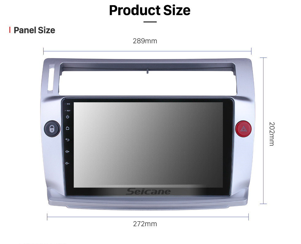 Seicane HD Touchscreen for 2009 Citroen Old C-Quatre Radio Android 13.0 9 inch GPS Navigation System Bluetooth Carplay support DAB+ DVR Seicane HD Touchscreen for 2009 Citroen Old C-Quatre Radio Android 13.0 9 inch GPS Navigation System Bluetooth Carplay support DAB+ DVR