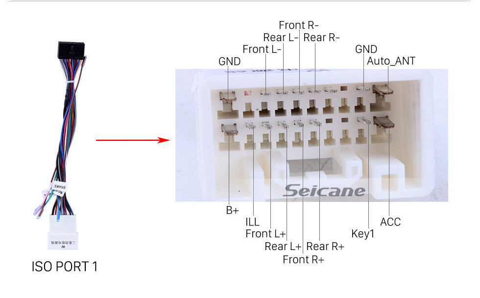 Seicane 10.1 pulgadas para 2020 Mitsubishi ASX Radio Android 11.0 Sistema de navegación GPS Bluetooth HD Pantalla táctil Carplay compatible con OBD2