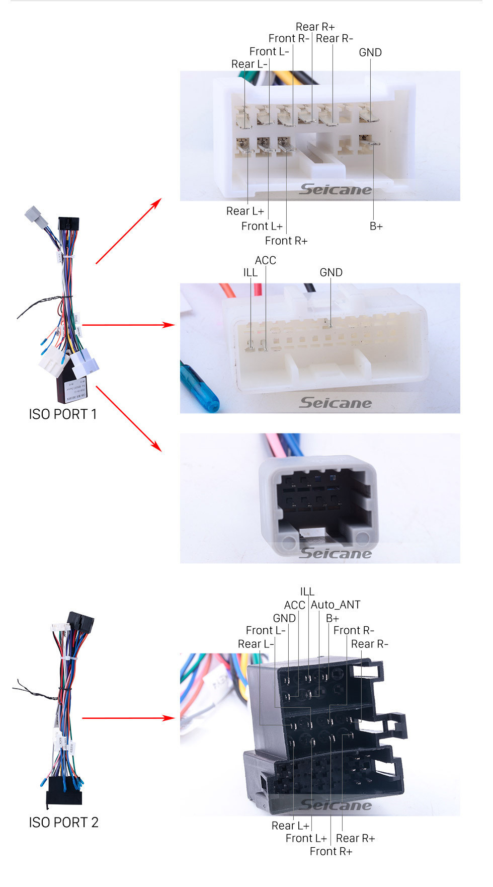 Seicane 10.1 pulgadas para 2014 Renault Sandero Radio Android 11.0 Sistema de navegación GPS Bluetooth HD Pantalla táctil Carplay compatible con OBD2