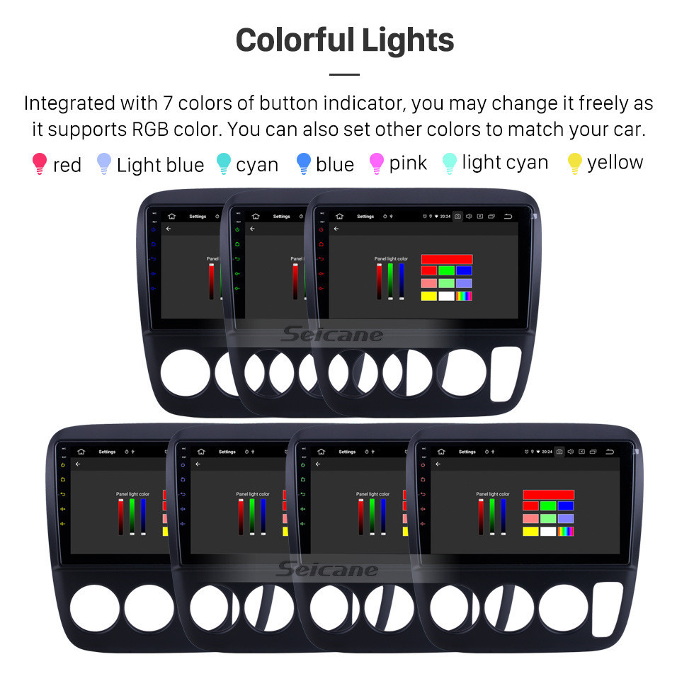 Seicane Para 1998 1999 2000 Honda CR-V Performa Radio 9 pulgadas Android 12.0 HD Pantalla táctil Bluetooth con sistema de navegación GPS Soporte Carplay 1080P