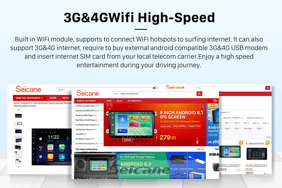 Seicane HD Touchscreen for 2015 2016 2017 Dongfeng Ruiqi Radio Android 11.0 10.1 inch GPS Navigation System Bluetooth WIFI Carplay support DAB+ Seicane HD Touchscreen for 2015 2016 2017 Dongfeng Ruiqi Radio Android 11.0 10.1 inch GPS Navigation System Bluetooth WIFI Carplay support DAB+