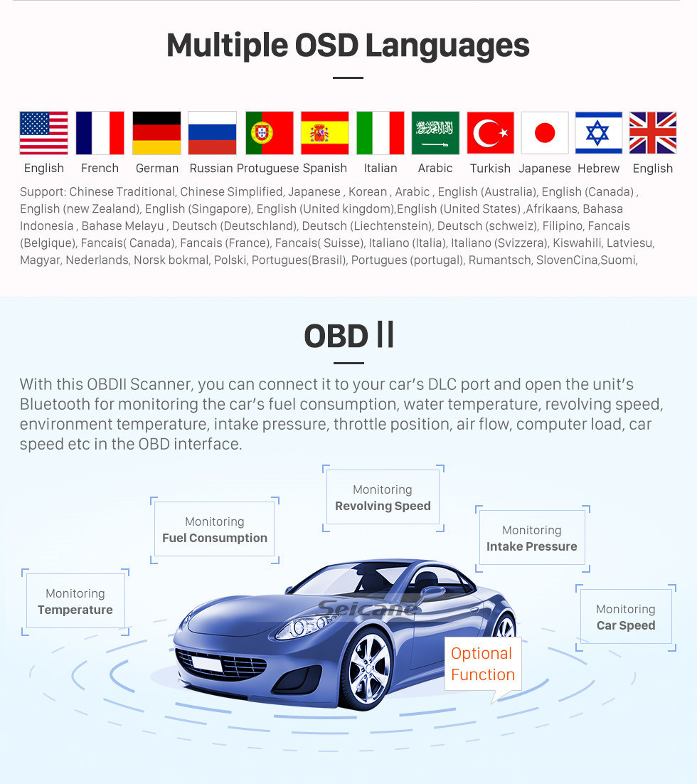 Seicane HD сенсорный экран для 2009 2010 2011 2012 2013 Geely Ziyoujian Radio Android 11.0 9-дюймовый GPS-навигатор Bluetooth Поддержка Carplay Резервная камера