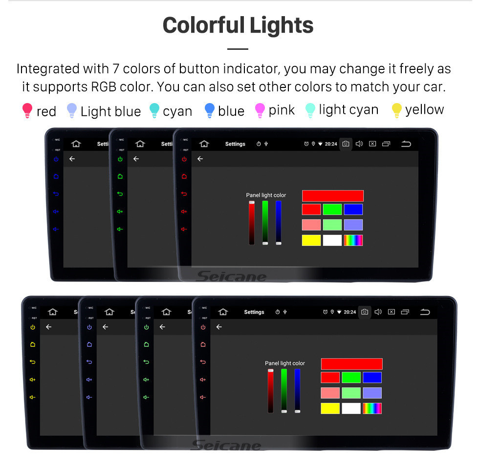 Seicane Pantalla táctil HD para 2010 2011 2012-2015 Nissan Navara Radio Android 11.0 9 pulgadas Navegación GPS Bluetooth Carplay soporte TPMS Cámara de respaldo