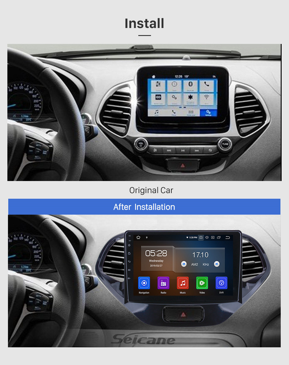 Seicane HD Touchscreen 2015 2016 2017 2018 Ford Figo Radio Android 11.0 9 Zoll GPS Navigation Bluetooth AUX Carplay Unterstützung Rückfahrkamera Seicane HD Touchscreen 2015 2016 2017 2018 Ford Figo Radio Android 11.0 9 Zoll GPS Navigation Bluetooth AUX Carplay Unterstützung Rückfahrkamera