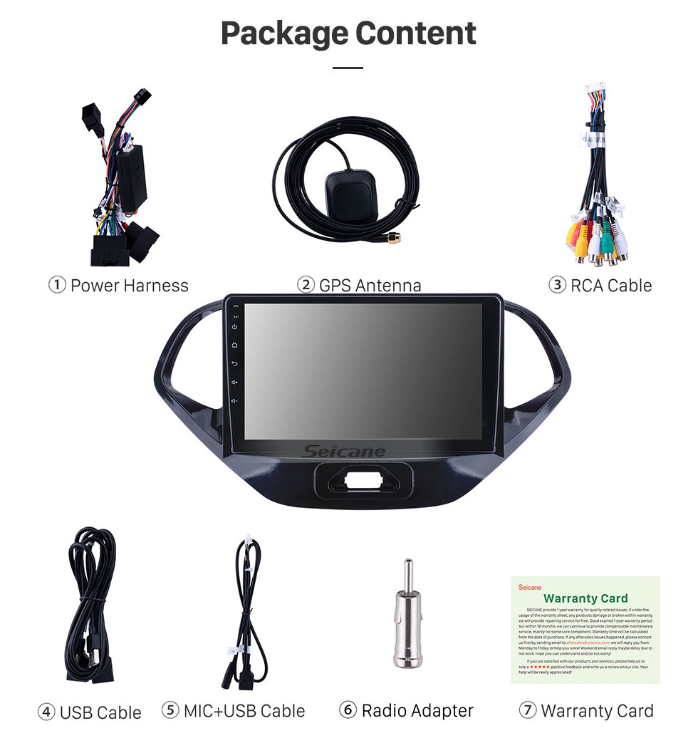 Seicane HD Touchscreen 2015 2016 2017 2018 Ford Figo Radio Android 11.0 9 Zoll GPS Navigation Bluetooth AUX Carplay Unterstützung Rückfahrkamera Seicane HD Touchscreen 2015 2016 2017 2018 Ford Figo Radio Android 11.0 9 Zoll GPS Navigation Bluetooth AUX Carplay Unterstützung Rückfahrkamera