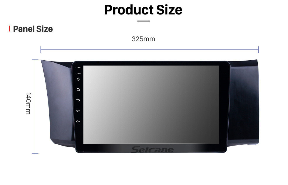 Seicane OEM 9 pouces Android 12.0 pour 2013-2014 Toyota 86 LHD Bluetooth AUX HD à écran tactile GPS Navigation Radio support Carplay OBD2 TPMS