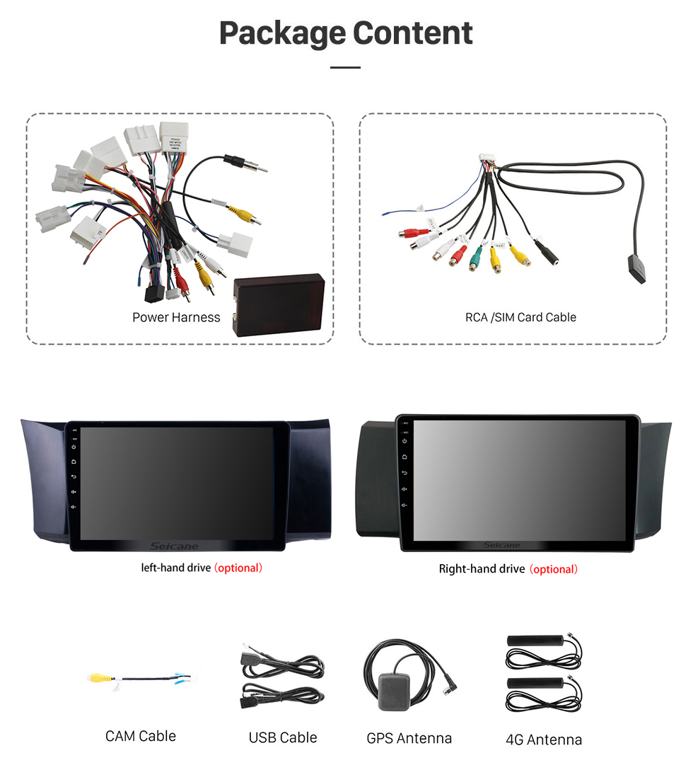 Seicane OEM 9 дюймов Android 12.0 для 2013-2014 Toyota 86 LHD Bluetooth AUX HD с сенсорным экраном GPS навигация Радио Carplay поддержка OBD2 TPMS