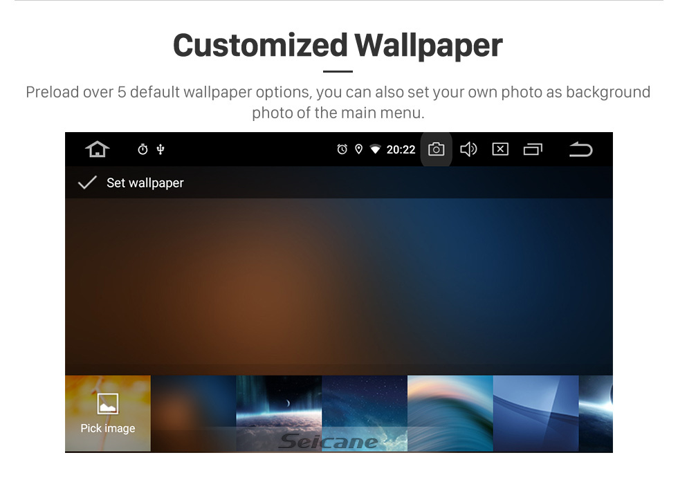Seicane HD Touchscreen 10.1 inch Android 11.0 for FAW Haima S5 Radio GPS Navigation System Bluetooth Carplay support Backup camera