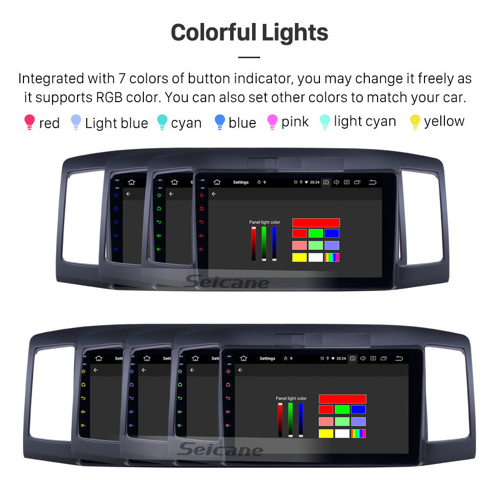 Seicane 9 pulgadas 2001-2007 Toyota Allion 240 Android 11.0 Navegación GPS Radio WIFI Bluetooth HD Pantalla táctil Carplay support Mirror Link