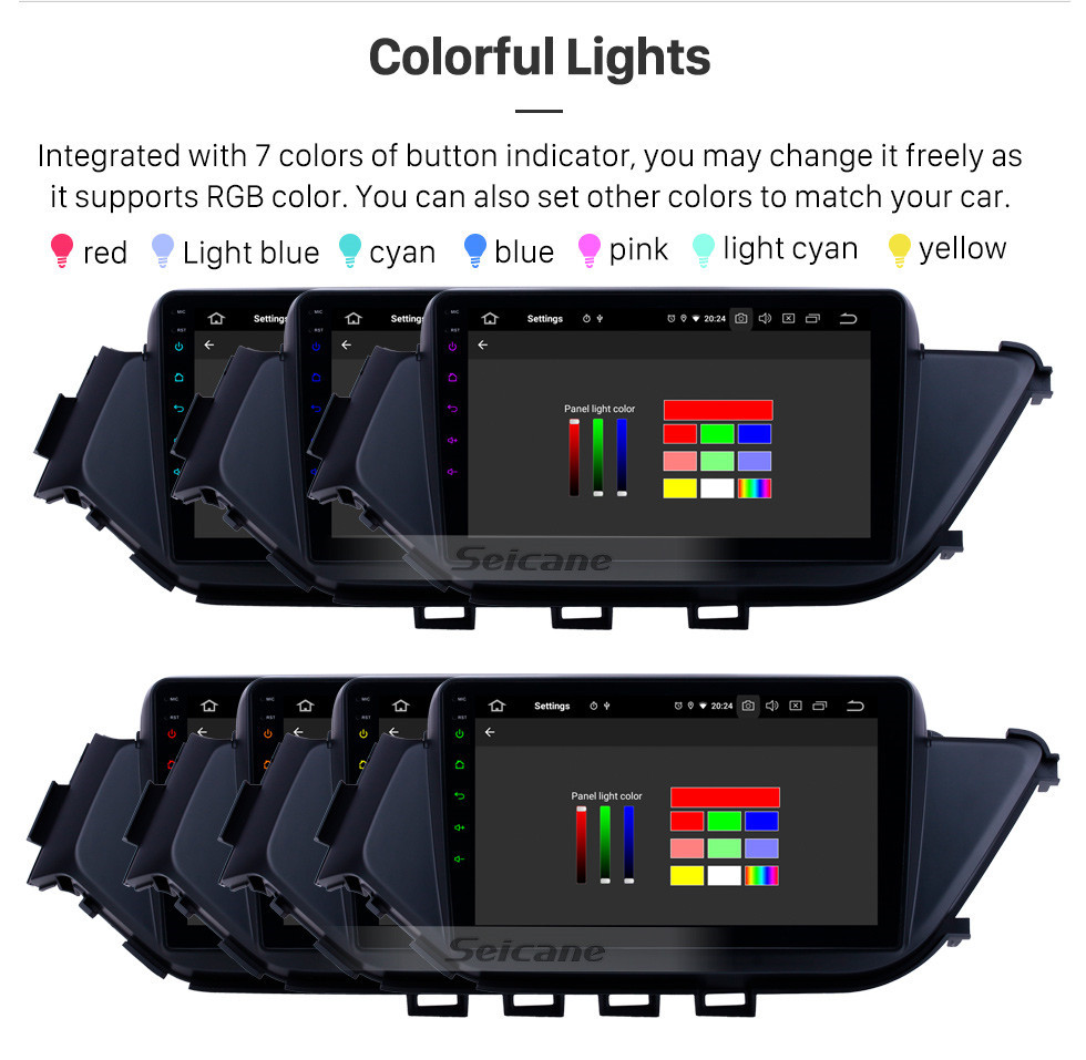 Seicane OEM 9 pouces Android 11.0 pour 2015 Nissan Bluebird Bluetooth HD à écran tactile GPS Navigation Radio support Carplay 1080 P Vidéo TPMS