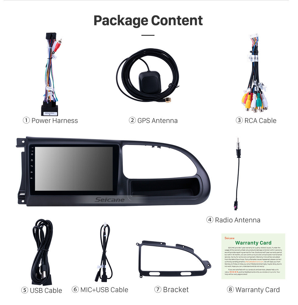 Seicane HD Touchscreen 2010-2016 Ford Transit Android 11.0 9 inch GPS Navigation Radio Bluetooth AUX Carplay support Rear camera DAB+ OBD2 Seicane HD Touchscreen 2010-2016 Ford Transit Android 11.0 9 inch GPS Navigation Radio Bluetooth AUX Carplay support Rear camera DAB+ OBD2